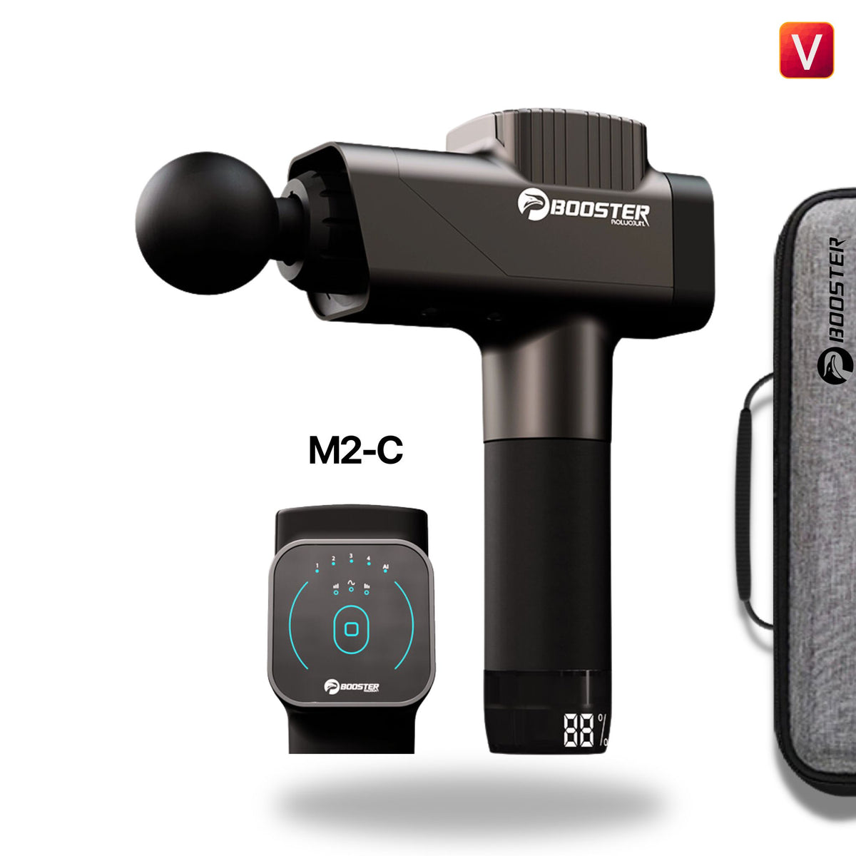 Pistola de Massagem Booster M2 C PR Ventosa Shop