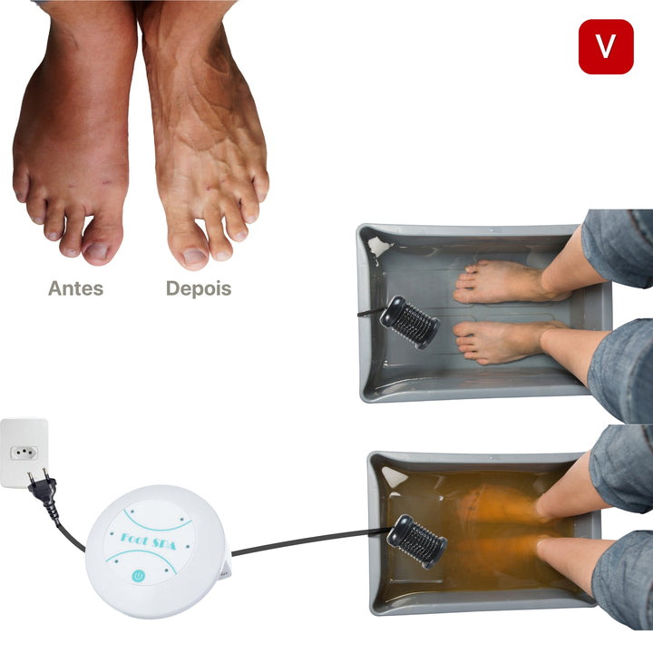 Foot Detox Escalda Pés - Fazer em Casa - Ventosa Shop