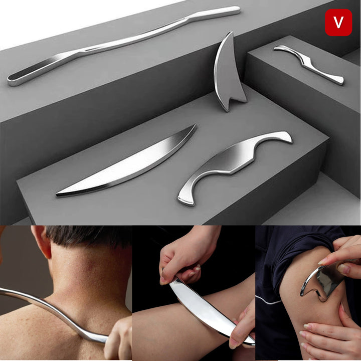 Liberação Miofascial IASTM - Kit 5 pcs - Ventosa Shop